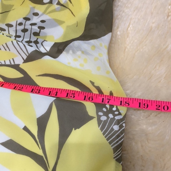 Yellow and brown halter top size L - Picture 8 of 11